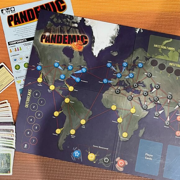 Pandemic Board Game + On The Brink Expansion - Picture 7 of 14